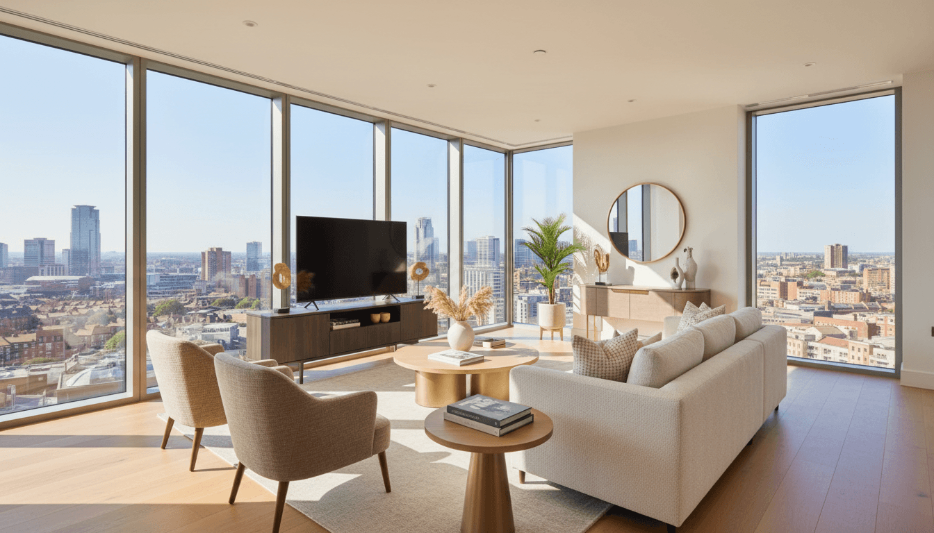 Modern Birmingham apartment with city views and premium furnishings